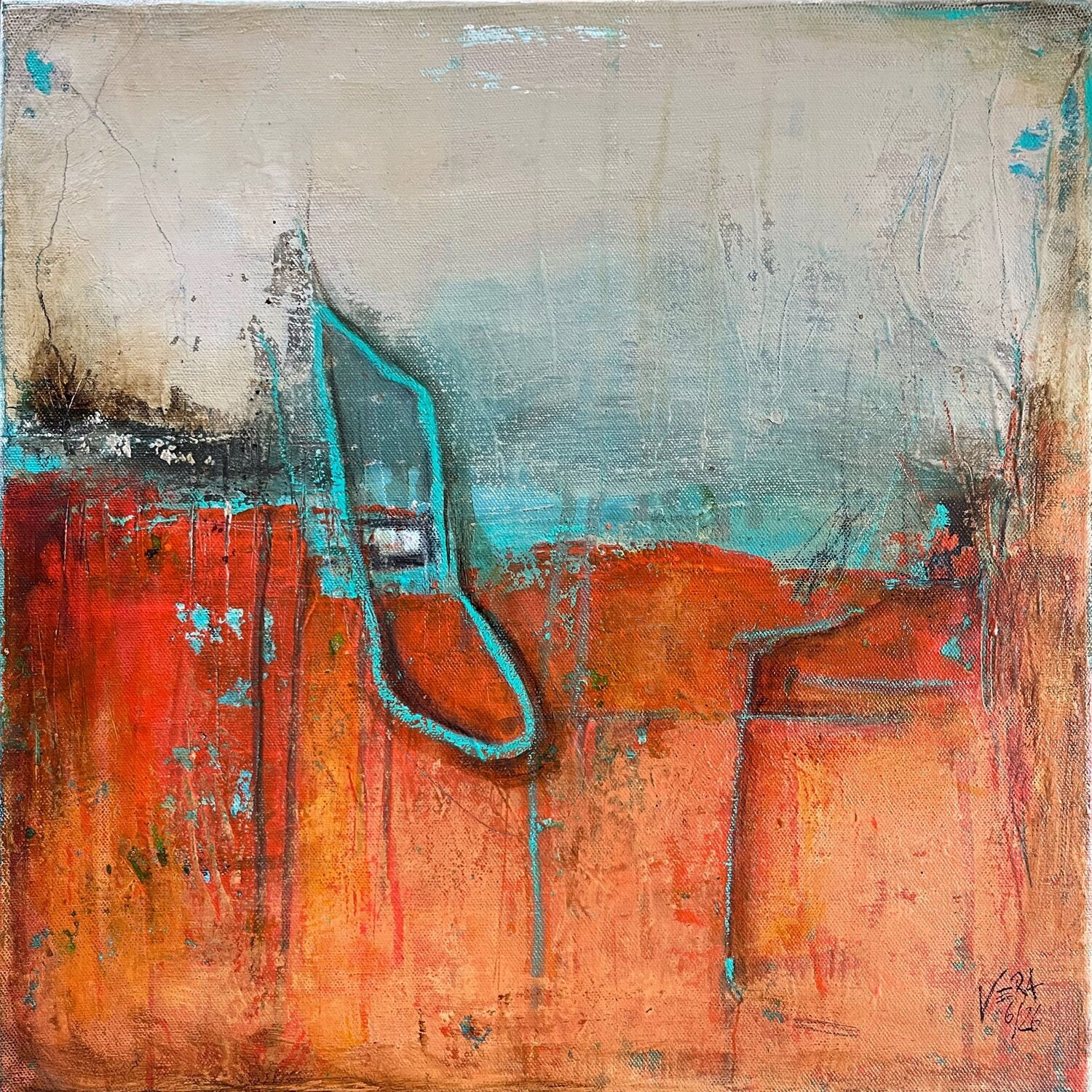 Threshold, N° 02 06 26 Vera Jochum Origineel schilderij te koop