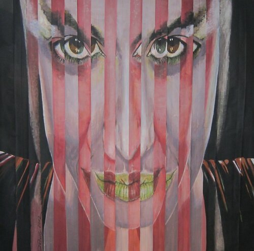 Angelina Jolie van Dagmar Ridky, Schilderij te koop op Singulart