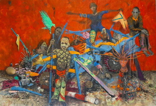 Exploitation di Dagmar Ridky, Pittura in vendita su Singulart