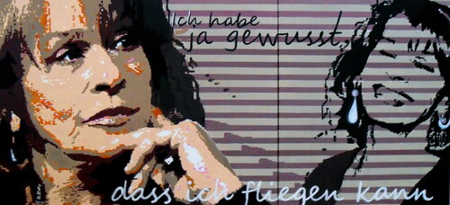 Senta Berger by Dagmar Ridky, Painting for Sale on Singulart