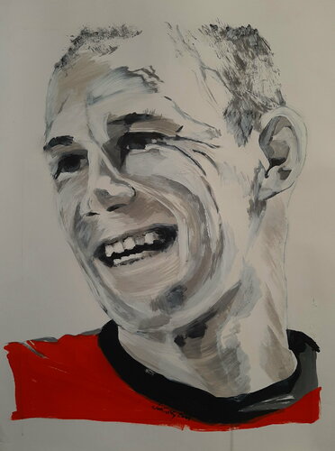 Arjen Robben Fußballspieler by Dagmar Ridky, 종이 for Sale on Singulart