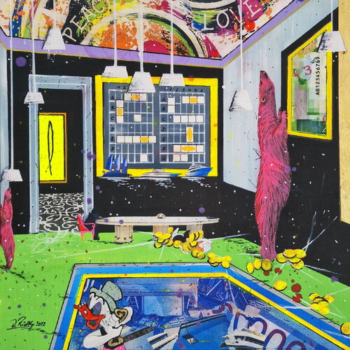 Der Oligarch by Dagmar Ridky, 회화 for Sale on Singulart