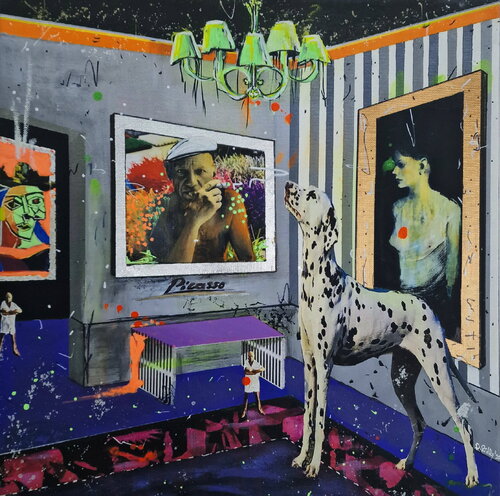 Pablo Picasso van Dagmar Ridky, Schilderij te koop op Singulart