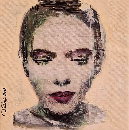 Blond Beauty de Dagmar Ridky, Pintura a la venta en Singulart