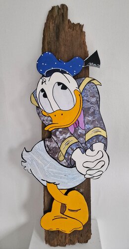 Donald Duck van Dagmar Ridky, Schilderij te koop op Singulart