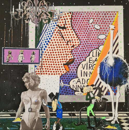 Madonna van Dagmar Ridky, Schilderij te koop op Singulart