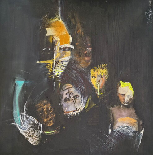 Die Wiege der Menschheit van Dagmar Ridky, Schilderij te koop op Singulart