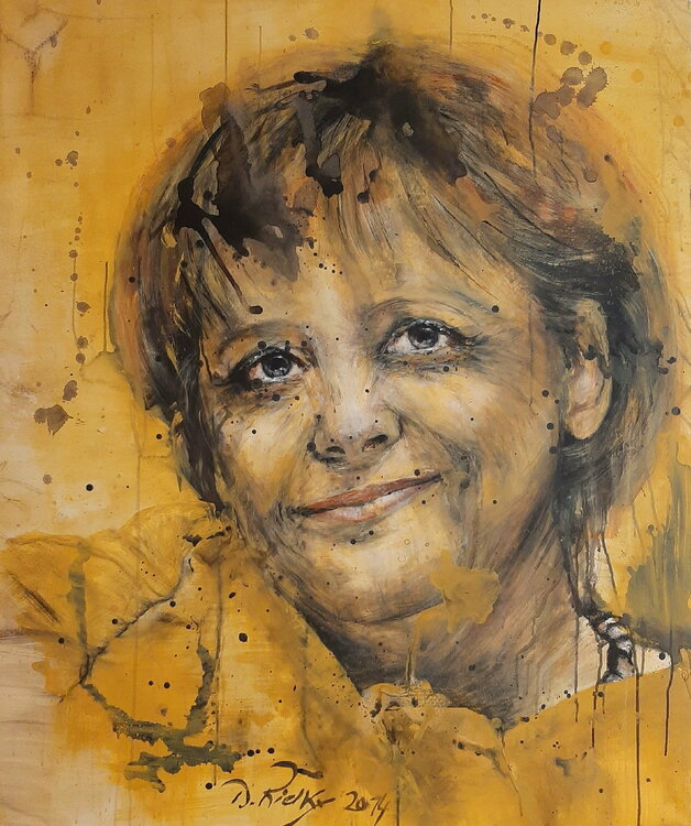 Angela Merkel Dagmar Ridky