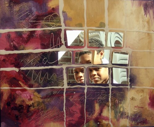 Fragmented van Mila Ruiz, Schilderij te koop op Singulart