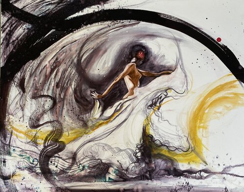 Light, hope and love gesture Mila Ruiz