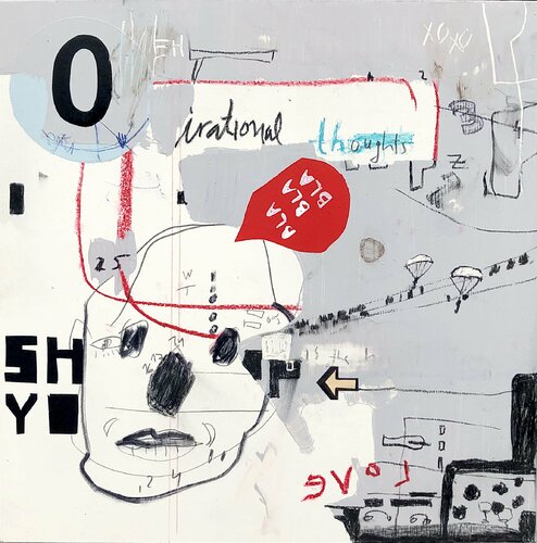 El Bandido van Mina Ilic, Schilderij te koop op Singulart