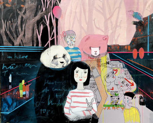 Deep Forest di Mina Ilic, Pittura in vendita su Singulart