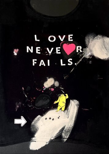 Artist’s T Shirt von Mina Ilic, Malerei kaufen auf Singulart