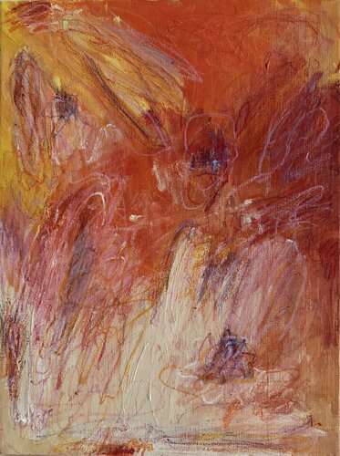 Petals in flame von Laura Pretto Vargas, Malerei kaufen auf Singulart