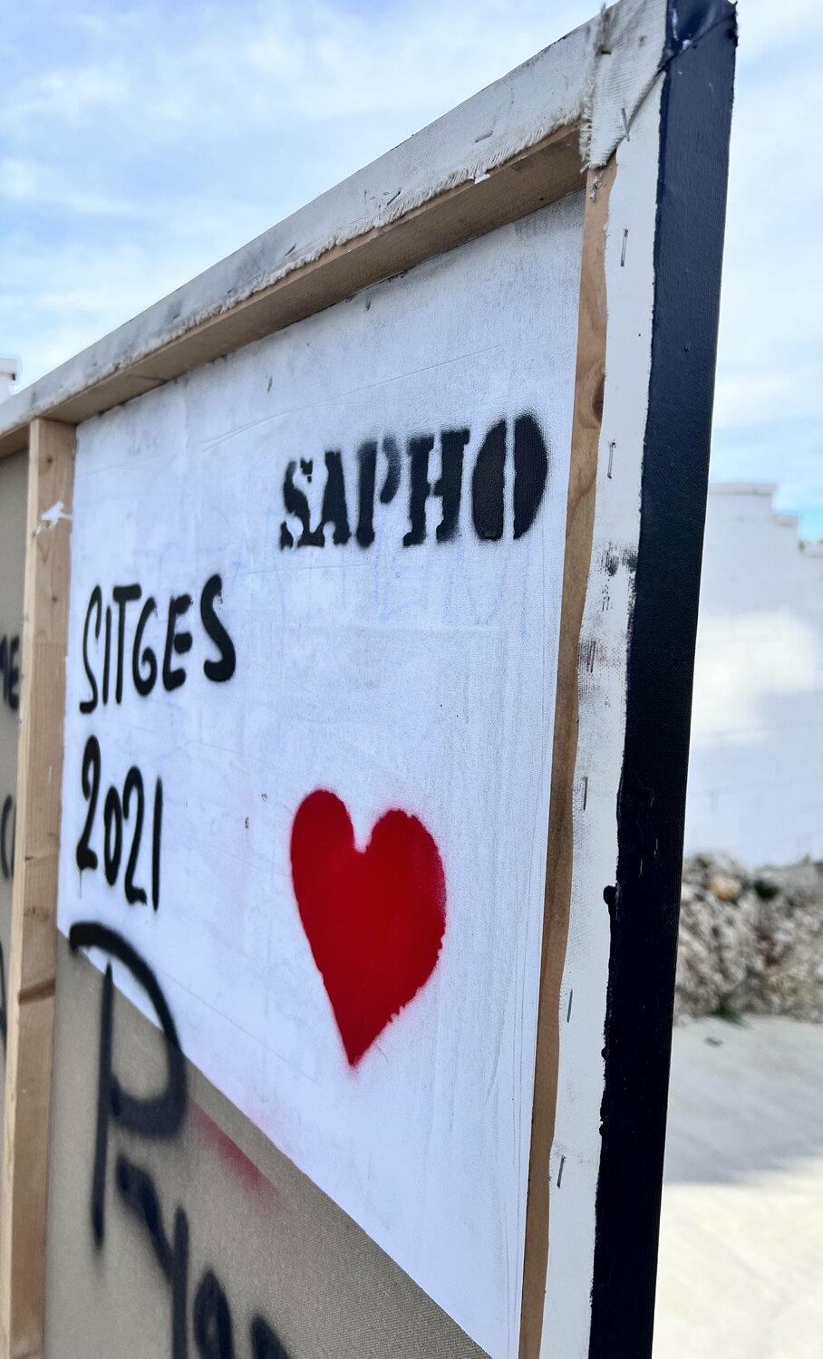 DEPARMENT de Juan Manuel Pajares (2010): Pintura Collage, Graffiti