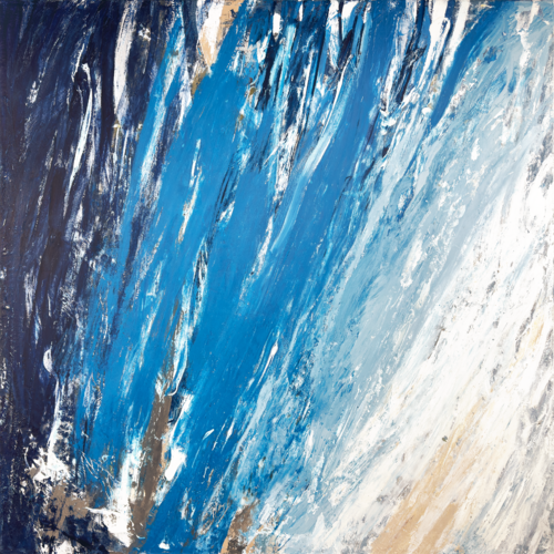 Got the Blues Today II van Isa Huss, Schilderij te koop op Singulart