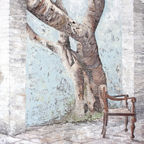 Brief Garden Terrace van Isa Huss, Schilderij te koop op Singulart