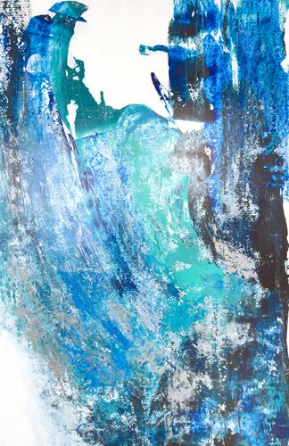 Turquoise Splash von Isa Huss, Malerei kaufen auf Singulart