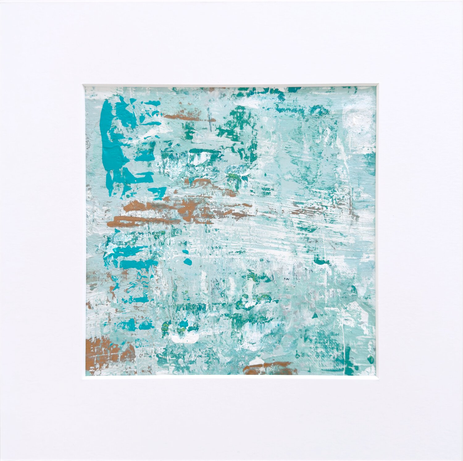 Small Turquoise Ornaments I Isa Huss