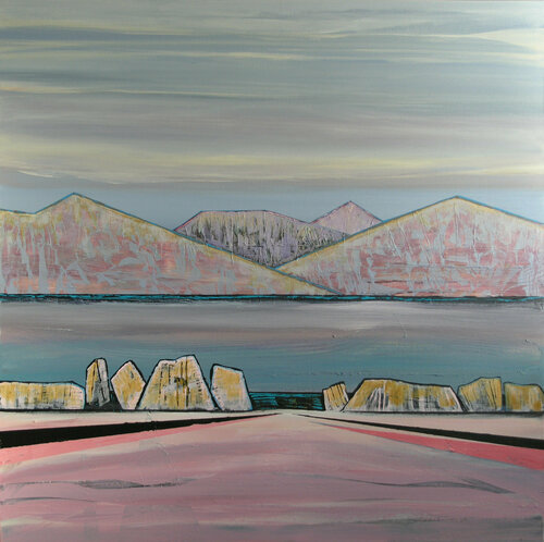 Take the Long Way Home di Loretta Kaltenhauser, Pittura in vendita su Singulart