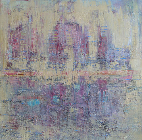 Purple Rain von Loretta Kaltenhauser, Malerei kaufen auf Singulart