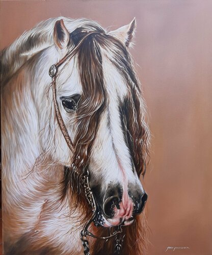 Caballo Blanco von Gorka Gonzalez Crespo, Malerei kaufen auf Singulart