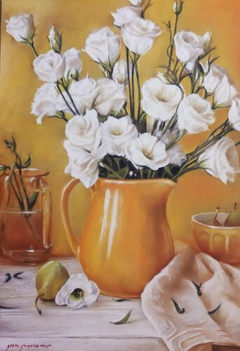 Flores by Gorka Gonzalez Crespo, Painting for Sale on Singulart