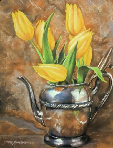 Tulipanes de Gorka Gonzalez Crespo, Pintura a la venta en Singulart