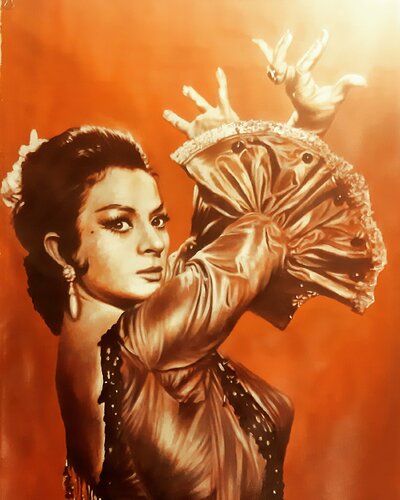 Flamenco van Gorka Gonzalez Crespo, Schilderij te koop op Singulart