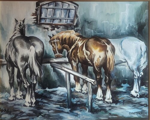 Pastando von Gorka Gonzalez Crespo, Malerei kaufen auf Singulart