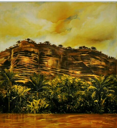 Africa dorada II van Gorka Gonzalez Crespo, Schilderij te koop op Singulart