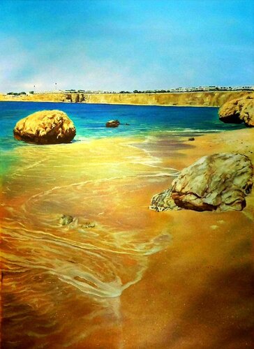 verano  azul di Gorka Gonzalez Crespo, Pittura in vendita su Singulart