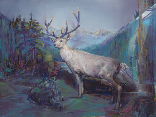 Conditional background (panel 3) van Matthew Schofield, Schilderij te koop op Singulart