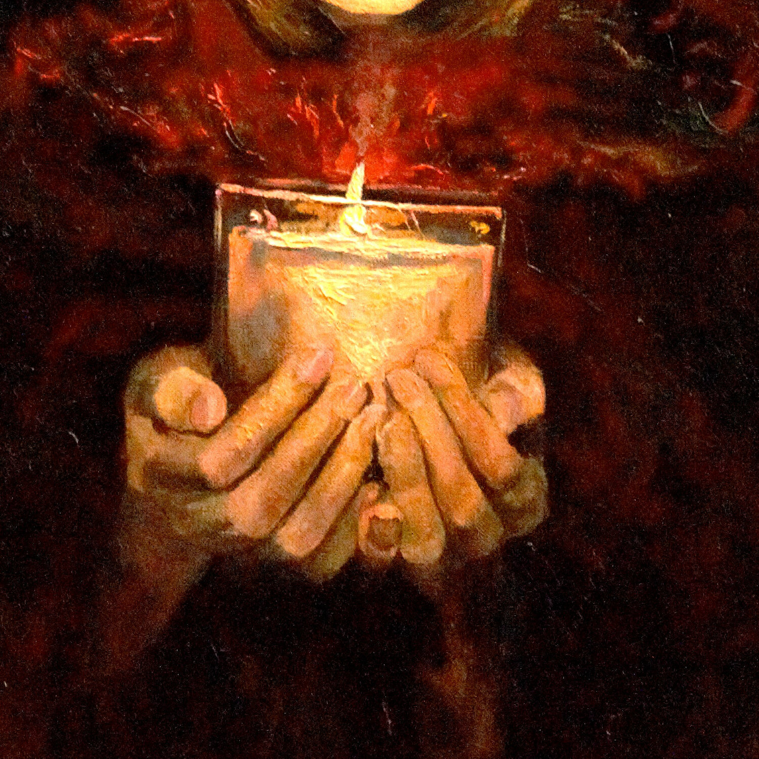 While the candle is burning. Awarded internationally painting by Dmitry