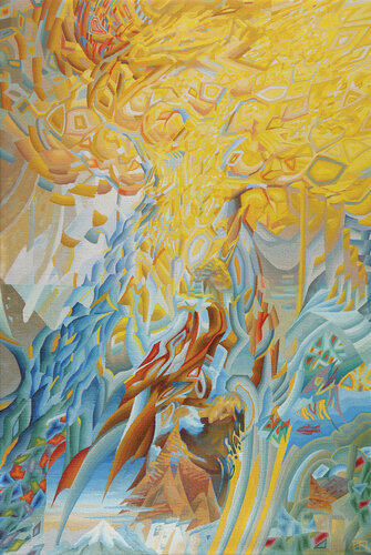 Sun di Oleg Lipchenko, Pittura in vendita su Singulart