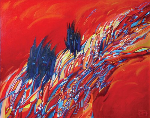 Solar Flare par Oleg Lipchenko, Peinture en vente sur Singulart