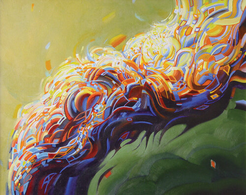 Springtime Chaos di Oleg Lipchenko, Pittura in vendita su Singulart