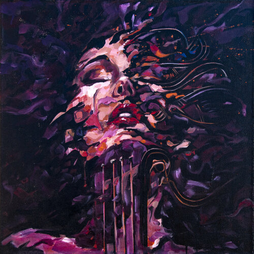 Le memorie di Viola di Antonio Cotecchia, Pittura in vendita su Singulart