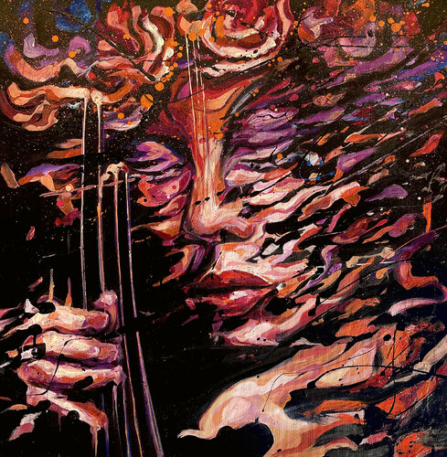 Layla (notte) di Antonio Cotecchia, Pittura in vendita su Singulart