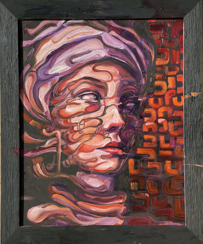 Metaverso- Ultimo abbraccio von Antonio Cotecchia, Malerei kaufen auf Singulart