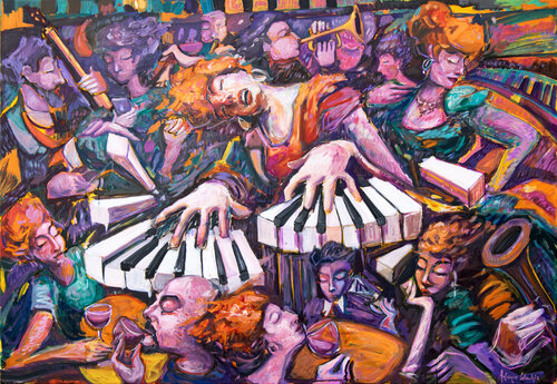 La ballata della Memoria von Antonio Cotecchia, Malerei kaufen auf Singulart