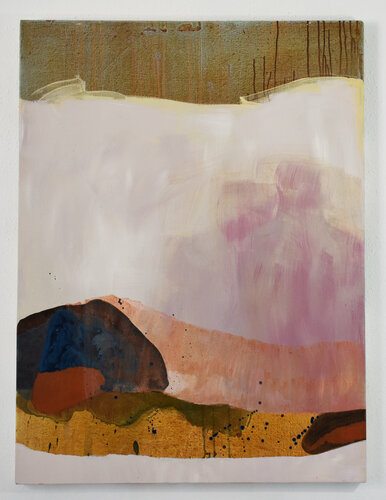 I Am Not A Landscape...I a am a beautifully worn hand-painted silk jacket. par Cat Huss, Peinture en vente sur Singulart