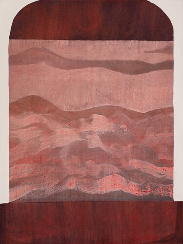 Earthling 1 Red di Cat Huss, Pittura in vendita su Singulart