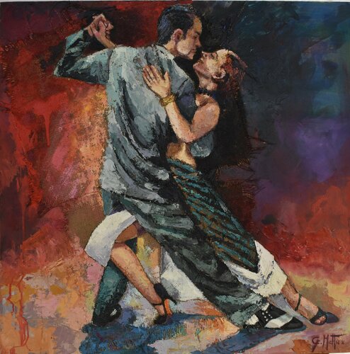 Tango van Gianni Mattu, Schilderij te koop op Singulart