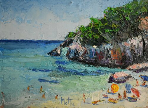Cala Coloritze di Gianni Mattu, Pittura in vendita su Singulart