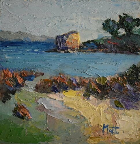 Torre del lazzaretto von Gianni Mattu, Malerei kaufen auf Singulart