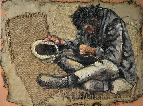 Piazza grande von Gianni Mattu, Malerei kaufen auf Singulart