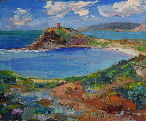 Torre di porticciolo van Gianni Mattu, Schilderij te koop op Singulart