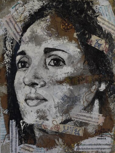 "Omaggio A Maria Carta" by Gianni Mattu, Painting for Sale on Singulart