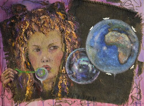 Il mio mondo van Gianni Mattu, Schilderij te koop op Singulart